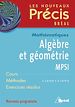 Téléchargez le livre numérique:  Algèbre et géométrie MPSI