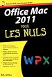 Téléchargez le livre numérique:  Office Mac 2011 Poche pour les nuls