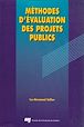 Télécharger le livre : Méthodes d'évaluation des projets publics