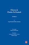 Télécharger le livre :  Oeuvres de Charles De Koninck - Tome II - La primauté du bien commun