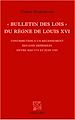 Téléchargez le livre numérique:  "Bulletin des lois" du règne de Louis XVI
