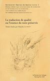 Télécharger le livre :  La traduction de qualité