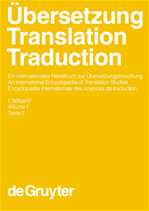 Télécharger cet ebook : Kittel, Harald; Frank, Armin Paul; Greiner, Norbert; Hermans, Theo; Koller, Werner; Lambert, José; Paul, Fritz: Übersetzung - Translation - Traduction. 1. Teilband