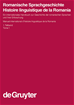 Téléchargez le livre numérique:  Ernst, Gerhard; Gleßgen, Martin-Dietrich; Schmitt, Christian; Schweickard, Wolfgang: Romanische Sprachgeschichte / Histoire linguistique de la Romania. 1. Teilband