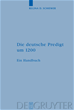 Téléchargez le livre numérique:  Die deutsche Predigt um 1200