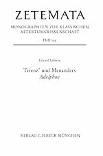 Télécharger cet ebook : Terenz' und Menanders Adelphoe
