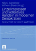 Téléchargez le livre numérique:  Einzelinteressen und kollektives Handeln in modernen Demokratien