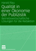 Téléchargez le livre numérique:  Qualität in einer Ökonomie der Publizistik
