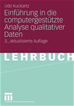 Téléchargez le livre numérique:  Einführung in die computergestützte Analyse qualitativer Daten