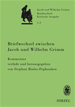 Téléchargez le livre numérique:  Briefwechsel zwischen Jacob und Wilhelm Grimm. Band 1.3: Kommentar