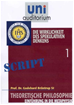 Téléchargez le livre numérique:  Theoretische Philosophie - Eine Einführung, Teil 1