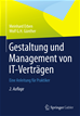 Téléchargez le livre numérique:  Gestaltung und Management von IT-Verträgen