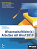 Téléchargez le livre numérique:  Wissenschaftliche[s] Arbeiten mit Word 2010