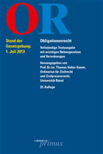 Téléchargez le livre numérique:  OR Obligationenrecht