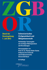 Télécharger cet ebook : ZGB / OR Schweizerisches Zivilgesetzbuch und Obligationenrecht