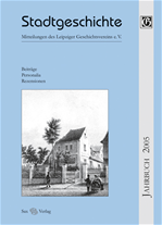 Télécharger cet ebook : Stadtgeschichte. Mitteilungen des Leipziger Geschichtsvereins e.V.