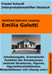 Téléchargez le livre numérique:  Emilia Galotti - Lektürehilfe und Interpretationshilfe