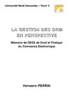 Télécharger le livre :  La gestion des DRM en perspective