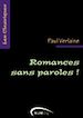 Téléchargez le livre numérique:  Romances sans paroles