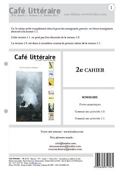 Télécharger le livre :  Café littéraire N°6 - Février 2012 - Version 1.1.