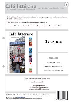 Télécharger le livre :  Café littéraire N°6 - Février 2012- Version 2.1.