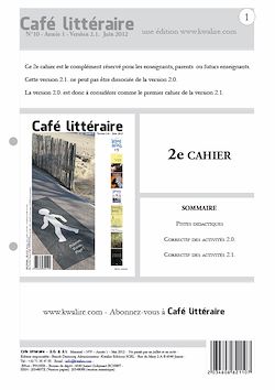 Télécharger le livre :  Café littéraire N°10 - Juin 2012 - Version 2.1.