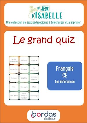 Téléchargez le livre :  Le grand quiz CE1-CE2 - Les jeux d'Isabelle