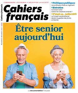 Télécharger le livre :  Cahier français : Être senior aujourd'hui  - n°424