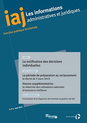 Téléchargez le livre :  IAJ : La notification des décisions individuelles - Mars 2019