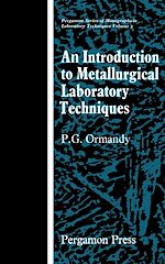 Télécharger le livre :  An Introduction to Metallurgical Laboratory Techniques