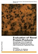 Télécharger le livre :  Evaluation of Novel Protein Products