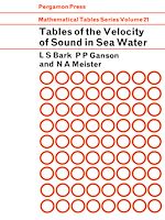 Télécharger le livre :  Tables of the Velocity of Sound in Sea Water
