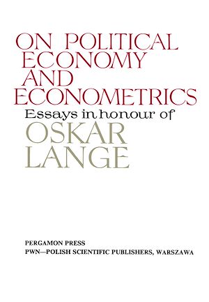 Téléchargez le livre :  On Political Economy and Econometrics