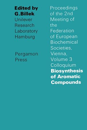 Téléchargez le livre :  Biosynthesis of Aromatic Compounds