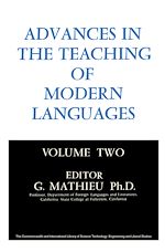 Télécharger le livre :  Advances in the Teaching of Modern Languages