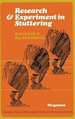 Download this eBook Research and Experiment in Stuttering