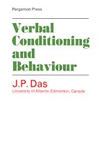 Download this eBook Verbal Conditioning and Behaviour