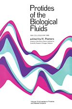 Télécharger le livre :  Protides of the Biological Fluids