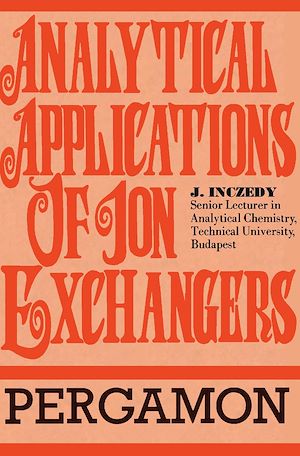 Téléchargez le livre :  Analytical Applications of Ion Exchangers