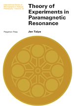Download this eBook Theory of Experiments in Paramagnetic Resonance