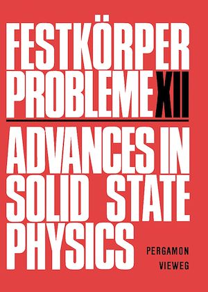 Téléchargez le livre :  Advances in Solid State Physics