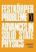 Télécharger le livre :  Festkörper Probleme XI