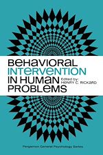 Télécharger le livre :  Behavioral Intervention in Human Problems