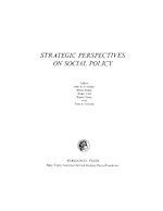 Télécharger le livre :  Strategic Perspectives on Social Policy