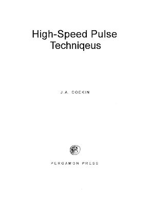 Téléchargez le livre :  High-Speed Pulse Techniques