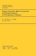 Télécharger le livre :  Organo-Transition Metal Compounds and Related Aspects of Homogeneous Catalysis