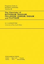 Télécharger le livre :  The Chemistry of Ruthenium, Rhodium, Palladium, Osmium, Iridium and Platinum