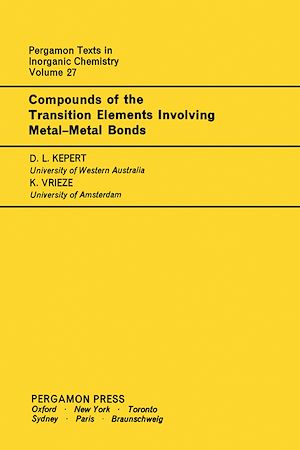 Téléchargez le livre :  Compounds of the Transition Elements Involving Metal-Metal Bonds
