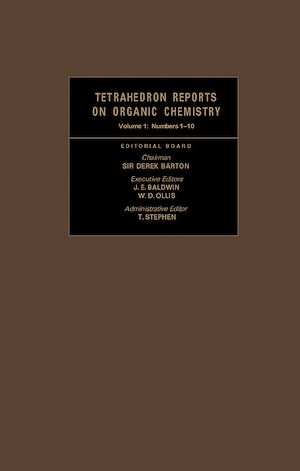 Téléchargez le livre :  Tetrahedron Reports on Organic Chemistry