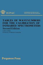 Télécharger le livre :  Tables of Wavenumbers for the Calibration of Infrared Spectrometers